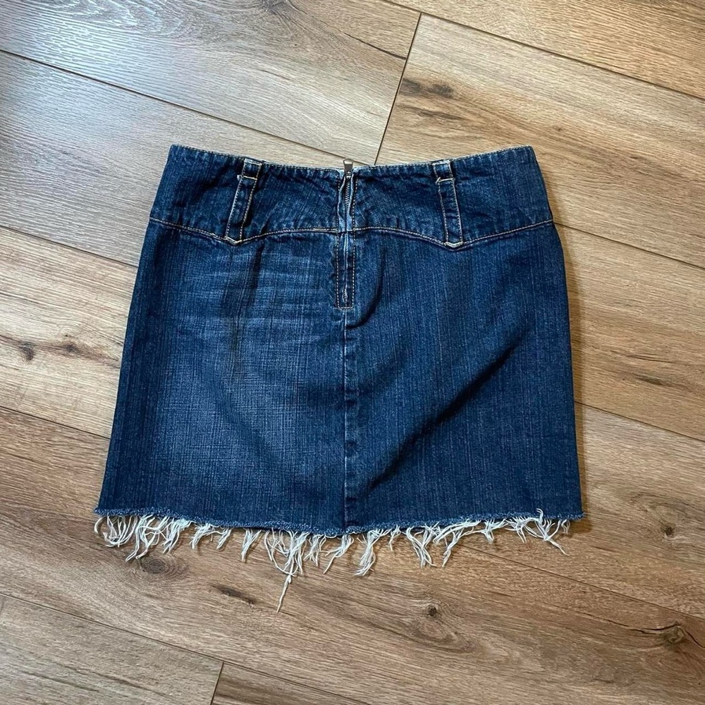 Tommy Hilfiger Denim raw hem mini skirt